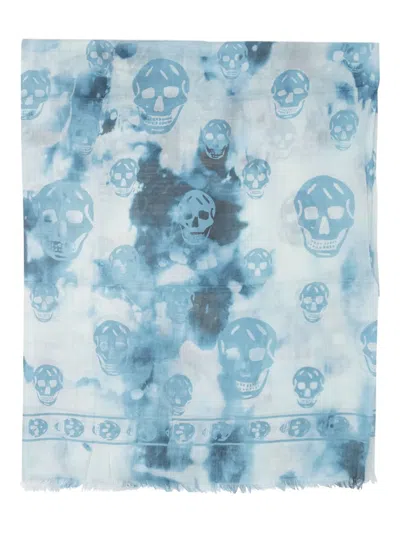 ALEXANDER MCQUEEN SKULL-PRINT SCARF
