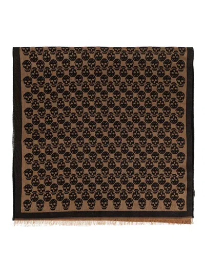 Alexander Mcqueen Skull Print Scarf