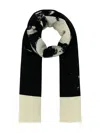 Alexander Mcqueen Skull-print Scarf In Black
