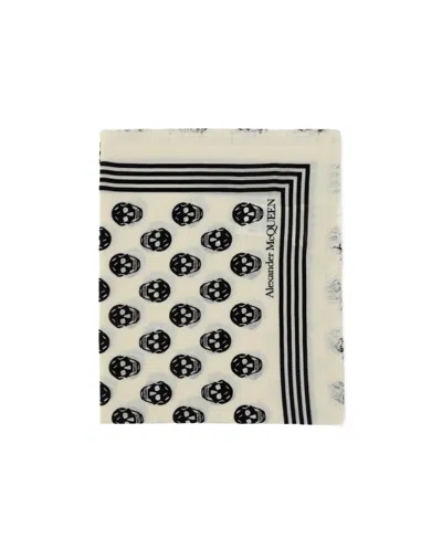 ALEXANDER MCQUEEN ALEXANDER MCQUEEN SKULL PRINTED SCARF