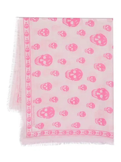 ALEXANDER MCQUEEN SKULL-PRINT SCARF