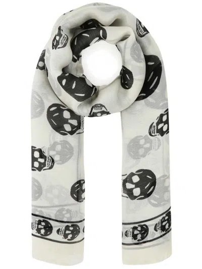 ALEXANDER MCQUEEN SKULL-PRINT SCARF