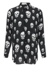 Alexander Mcqueen Long-sleeved Shirt In Black