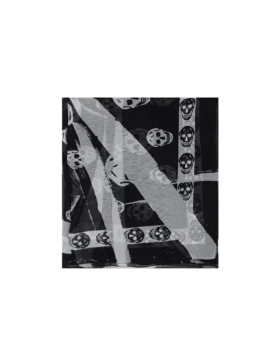 ALEXANDER MCQUEEN ALEXANDER MCQUEEN SKULL PRINTED SCARF