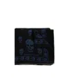 Alexander Mcqueen Skull-print Silk Scarf In Black