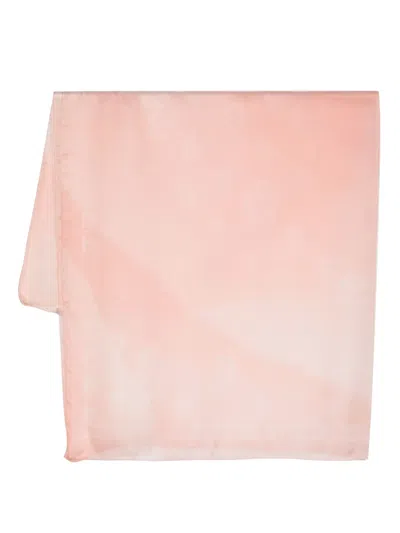 Alexander Mcqueen Skull-print Silk Scarf In Pink