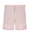 Alexander Mcqueen Skull Print Swim Shorts In Pink