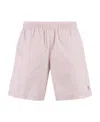 Alexander Mcqueen Skull Print Swim Shorts In Pink