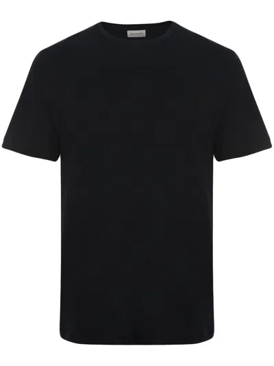 Alexander Mcqueen Skull Print T-shirt In Black