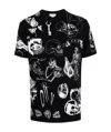 Alexander Mcqueen Skull Print T-shirt In Black
