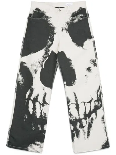 ALEXANDER MCQUEEN SKULL-PRINT TROUSERS