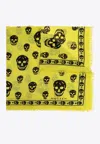 Alexander Mcqueen Skull Print Wool Scarf