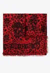 Alexander Mcqueen Skull Print Wool Scarf