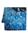 ALEXANDER MCQUEEN SKULL-PRINT WOOL SCARF