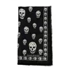 Alexander Mcqueen Silk Skull Scarf In Black