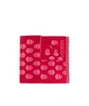 Alexander Mcqueen Reversible Skull-jacquard Wool Scarf In Red