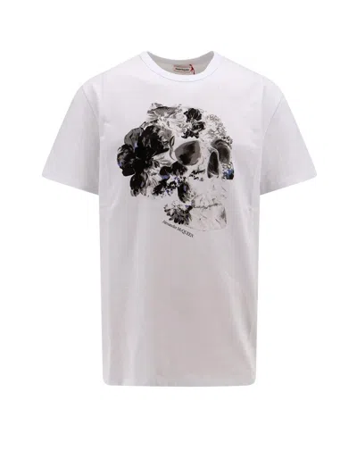 Alexander Mcqueen Alexander Mc Queen Skull Print T Shirt In White