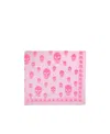 Alexander Mcqueen Alexander Mc Queen Biker Skull Wool Scarf In Pink