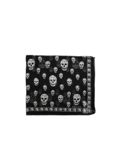 ALEXANDER MCQUEEN ALEXANDER MCQUEEN SKULL PRINTED SCARF