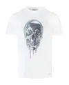 Alexander Mcqueen T-shirt With Round Neck And Short Sleeves In White