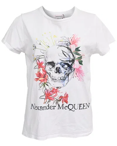 Pre-owned Alexander Mcqueen Skull Printed T-shirt