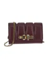 Alexander Mcqueen Skull Quilted Clutch Bag In Red