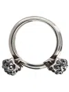Alexander Mcqueen Skull Ring In Silver