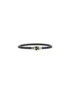 Alexander Mcqueen Skull Rubber Bracelet In Black