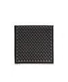 Alexander Mcqueen Skull-patterned Fringed Scarf In Black