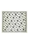Alexander Mcqueen Classic Silk Chiffon Skull Scarf In Beige