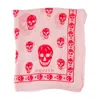 Alexander Mcqueen Skull Scarf In Pink