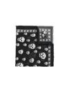 Alexander Mcqueen All-over Skull Motif Scarf In Black