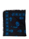 Alexander Mcqueen Skull Scarf In Red
