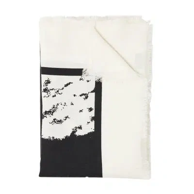 Alexander Mcqueen Skull Scarf In White
