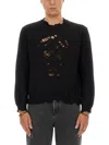 Alexander Mcqueen 'distressed Skull Print Pul