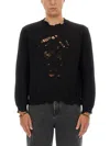 Alexander Mcqueen 'distressed Skull Print Pul