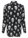 Alexander Mcqueen Long-sleeved Shirt In Black