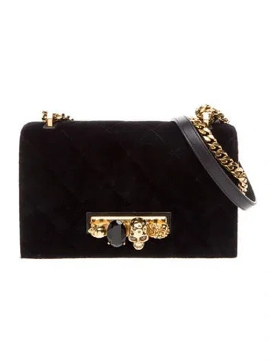 Pre-owned Alexander Mcqueen Skull Shoulder Bag In Black