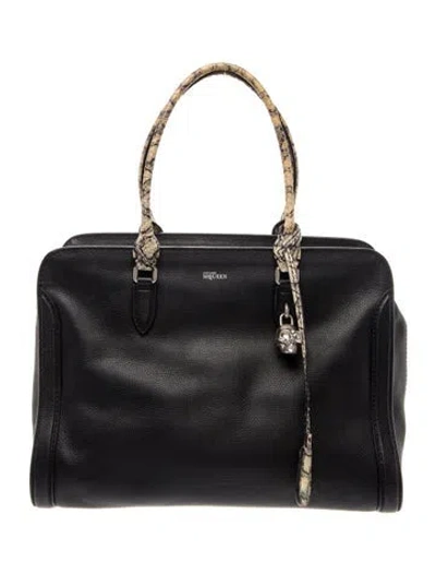 Pre-owned Alexander Mcqueen Skull Shoulder Bag In Blue