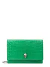 Alexander Mcqueen Skull Small Shoulder Bag In Green