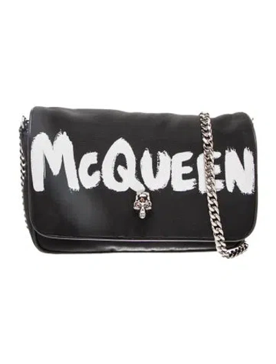Pre-owned Alexander Mcqueen Skull Shoulder Bag W/ Tags In Black