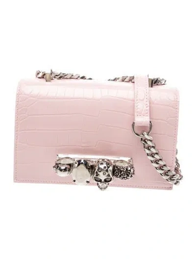 Pre-owned Alexander Mcqueen Skull Shoulder Bag W/ Tags In Pink