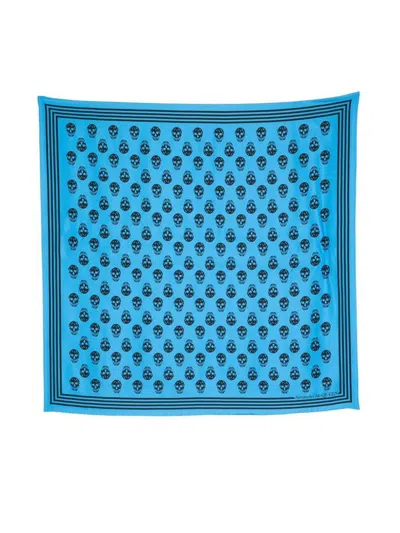 Alexander Mcqueen Skull Silk Scarf