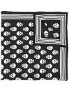 Alexander Mcqueen Skull Silk Scarf