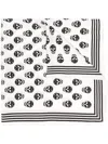 Alexander Mcqueen Alexander Mc Queen Biker Skull Silk Scarf