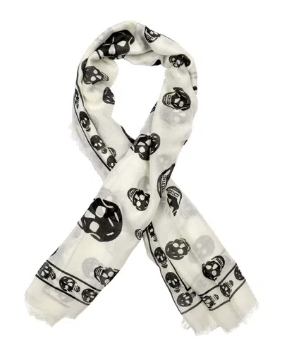 Alexander Mcqueen Skull Silk Scarf (authentic Pre-loved)