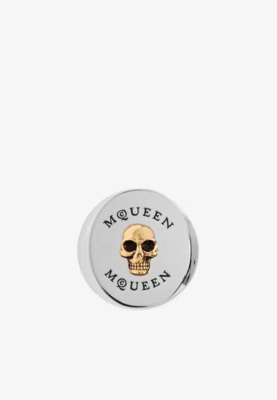 ALEXANDER MCQUEEN SKULL SINGLE EARRING
