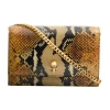 Alexander Mcqueen Mcqueen Small Skull Python Print Leather Shoulder Bag