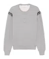 Alexander Mcqueen Skull Sweatshirt In Gray