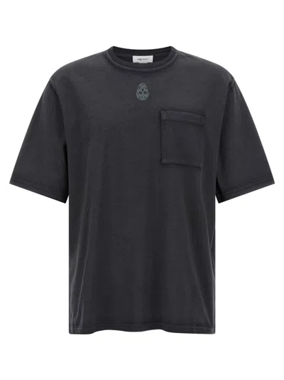 Alexander Mcqueen Faded Black Skull T-shirt